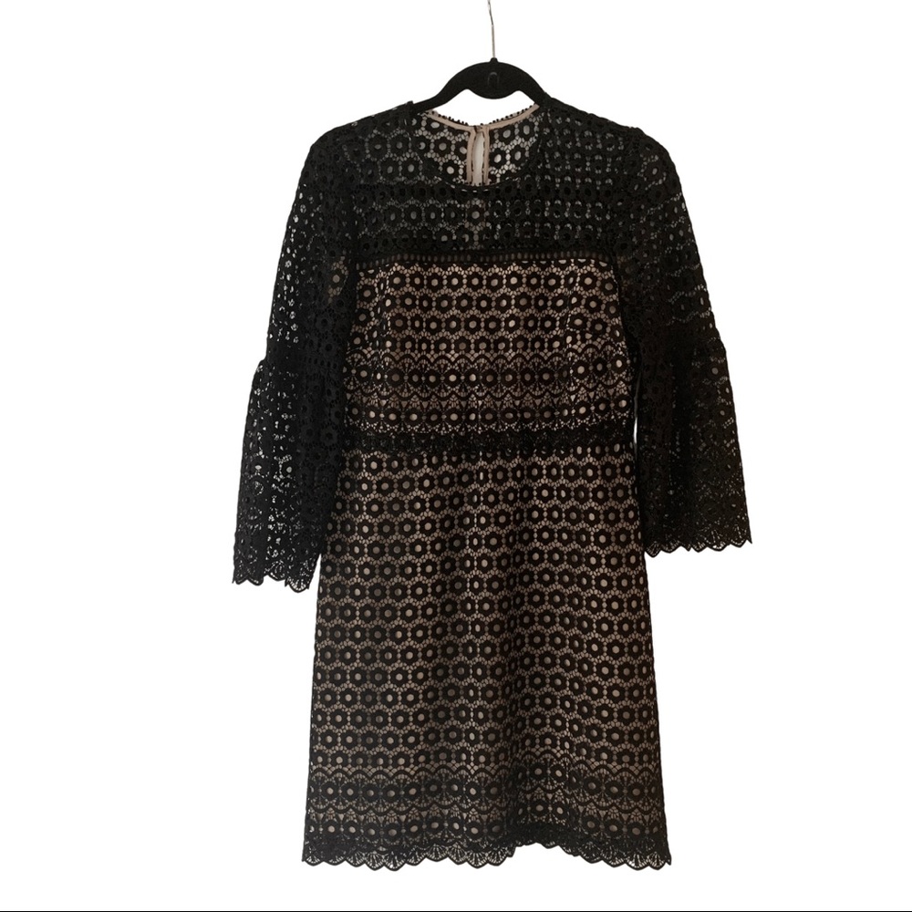 J Crew Black Lace Dress